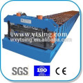 Passed CE und ISO YTSING-YD-6843 Automatische Steuerung Verriegelung Outdoor Deck Fliesen Roll Forming Machine